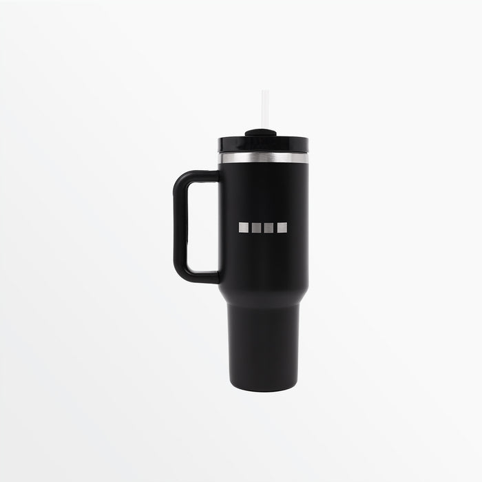 Capelli 30 OZ INSULATED TRAVEL CUP WITH HANDLE Black