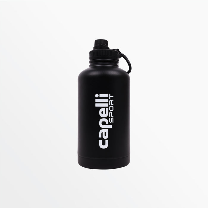 capelli 64 OZ SPORT SCREW CAP WIDE MOUTH STAINLESS STEEL WATER BOTTLE
