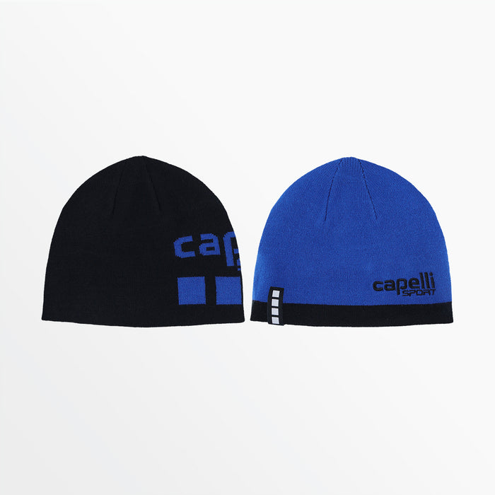 capelli ADULT CS REVERSIBLE BEANIE Black Royal Blue