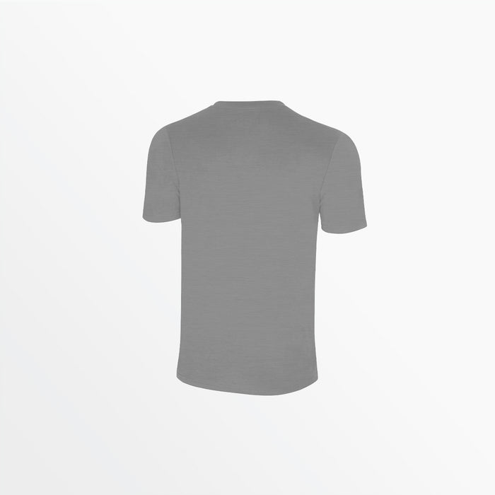 Capelli ADULT LOGO CREW NECK POLY TEE Light Heather Grey