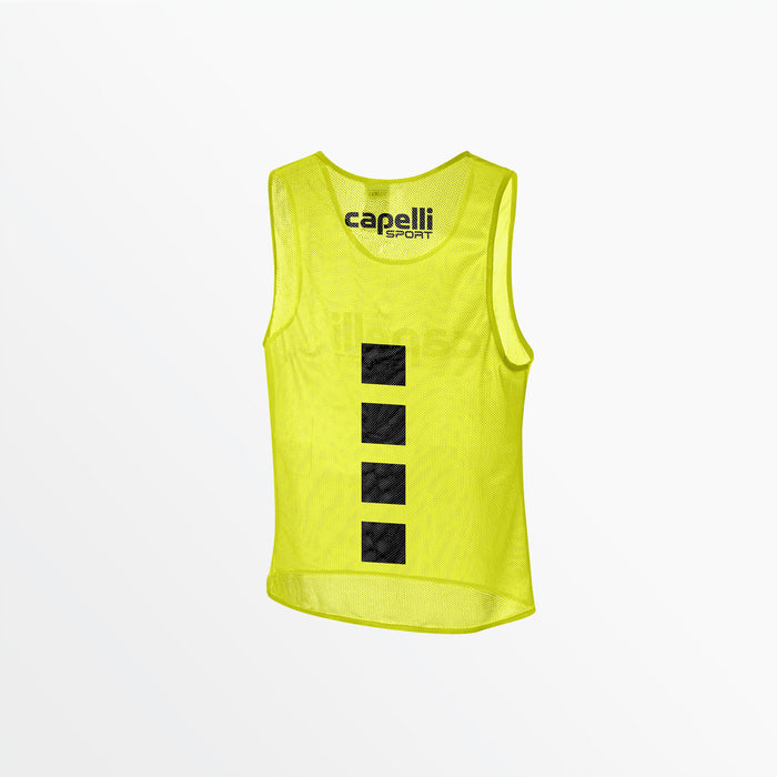 Capelli ADULT PRACTICE PINNIE WITH 4-CUBES Neon Yellow