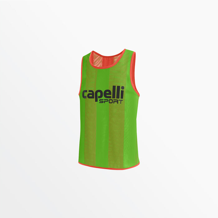 capelli ADULT REVERSIBLE TONAL STRIPE PRACTICE PINNIE