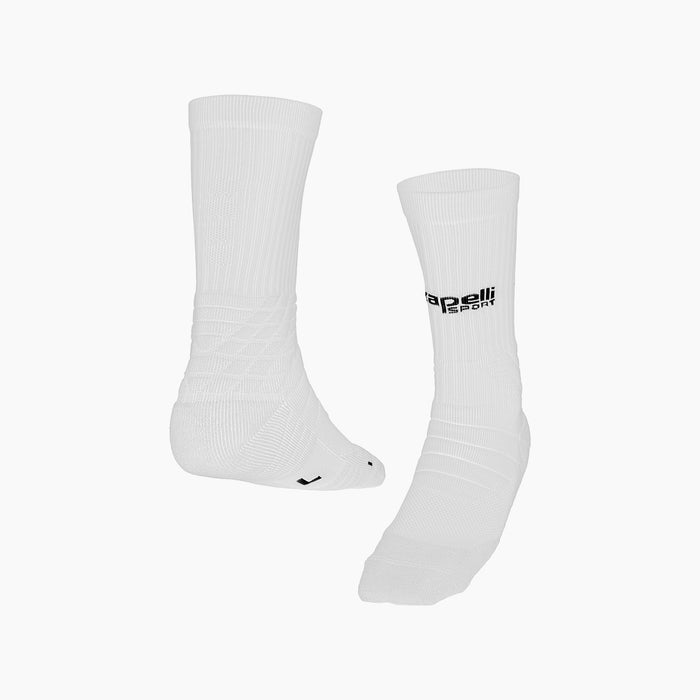 Capelli APEX CS COOL MAX CUSHIONED CREW SOCKS White