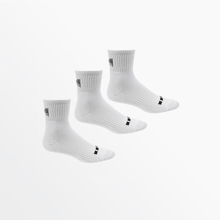 capelli BASICS CS-COOL CUSHIONED QUARTER TOP SOCKS White