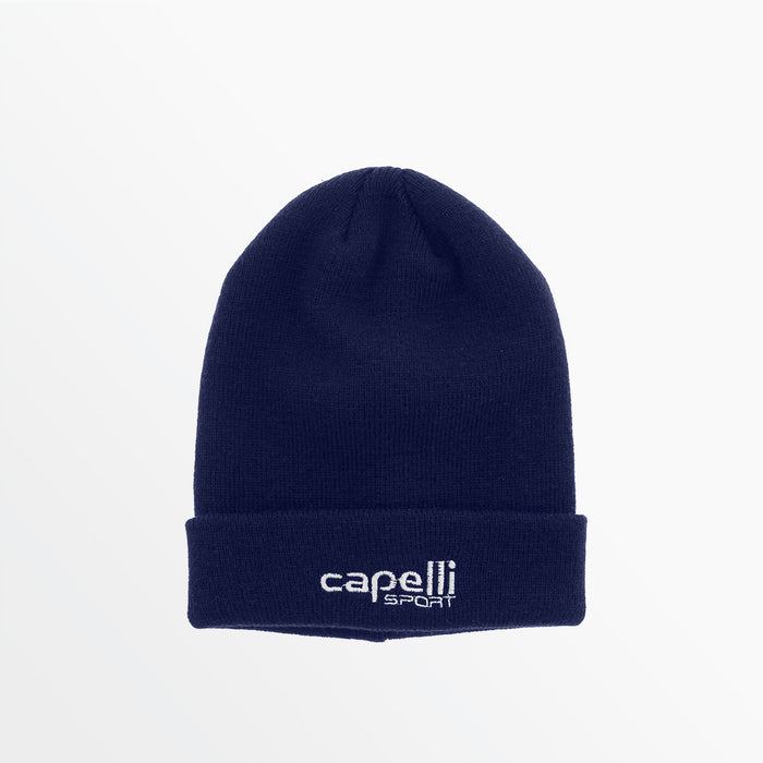 Capelli ADULT BRANDED CUFF BEANIE Navy