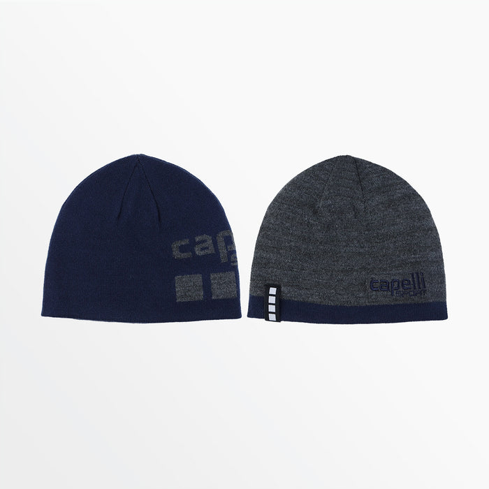 capelli ADULT CS REVERSIBLE BEANIE Navy Dark Grey