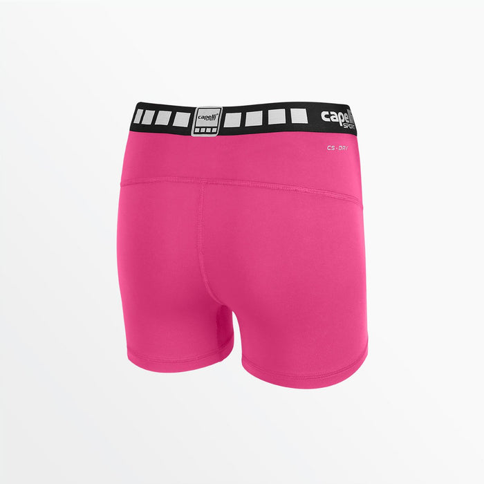 Capelli GIRL'S 4" PERFORMANCE SHORTS Pink