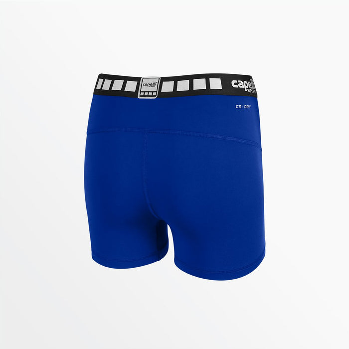 Capelli GIRL'S 4" PERFORMANCE SHORTS Royal Blue