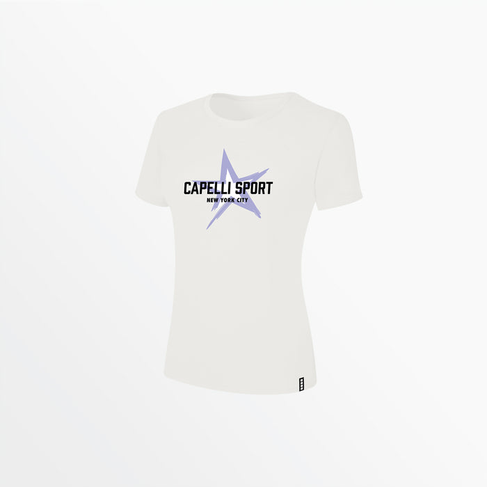 capelli GIRL'S STRIKE STAR TEE Off White