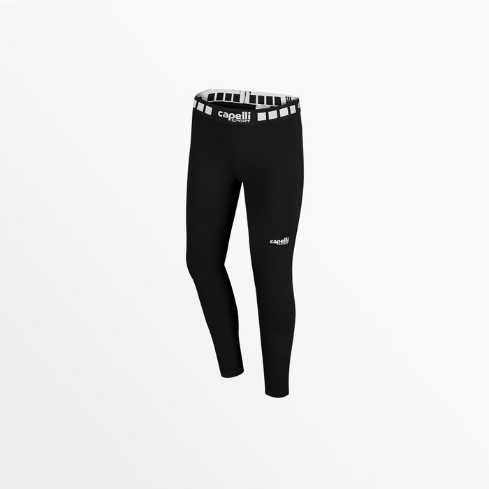 capelli GIRL'S WARM PERFORMANCE TIGHTS Black