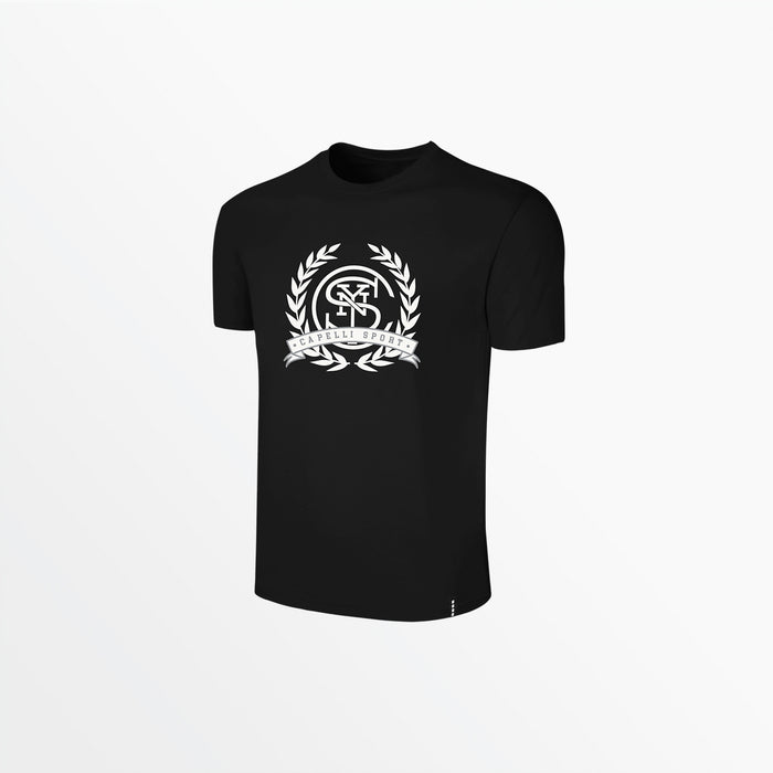 capelli MEN'S ACADEMIA CIRCLE TEE Black