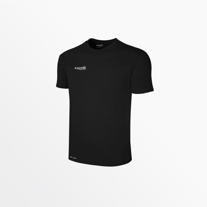 capelli MEN'S BASIC MESH FITNESS TOP Black