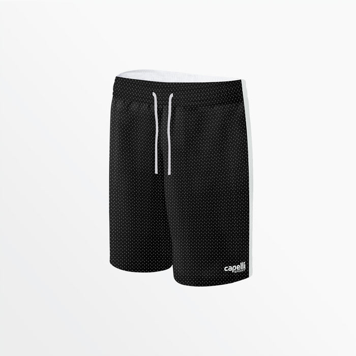 capelli MEN'S BASICS 2-TONE MESH SHORTS Black