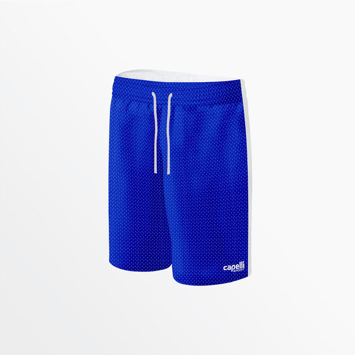 capelli MEN'S BASICS 2-TONE MESH SHORTS Royal Blue