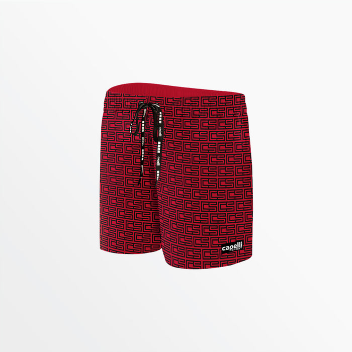 Capelli MEN'S CS MONO SWIM SHORTS - SHORT Red
