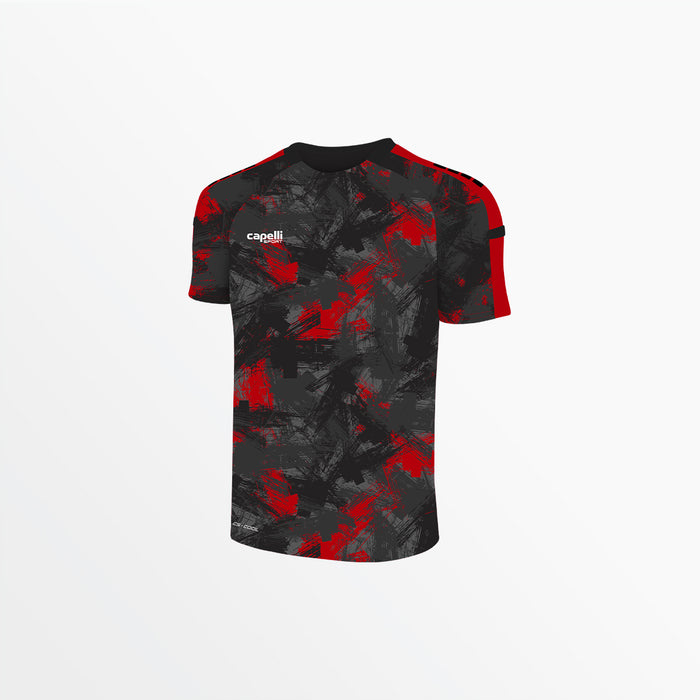 capelli MEN'S PITCH ⅠⅠ CAMO STROKES JERSEY Red