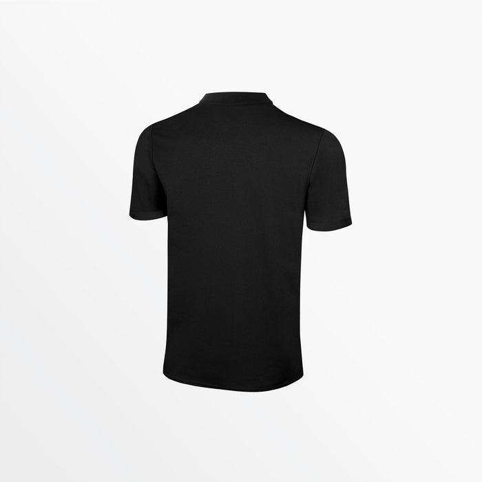 Capelli MEN'S POLY HENLEY Black