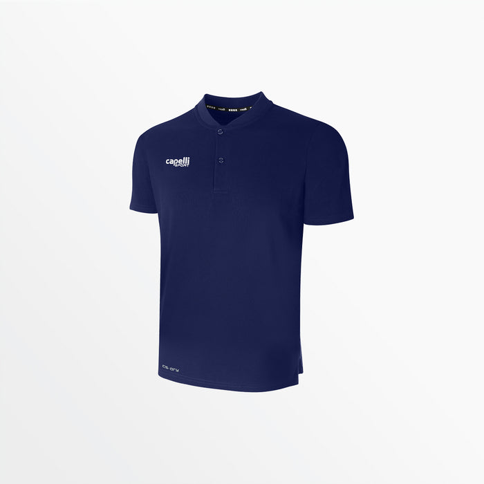 capelli MEN'S POLY HENLEY Navy