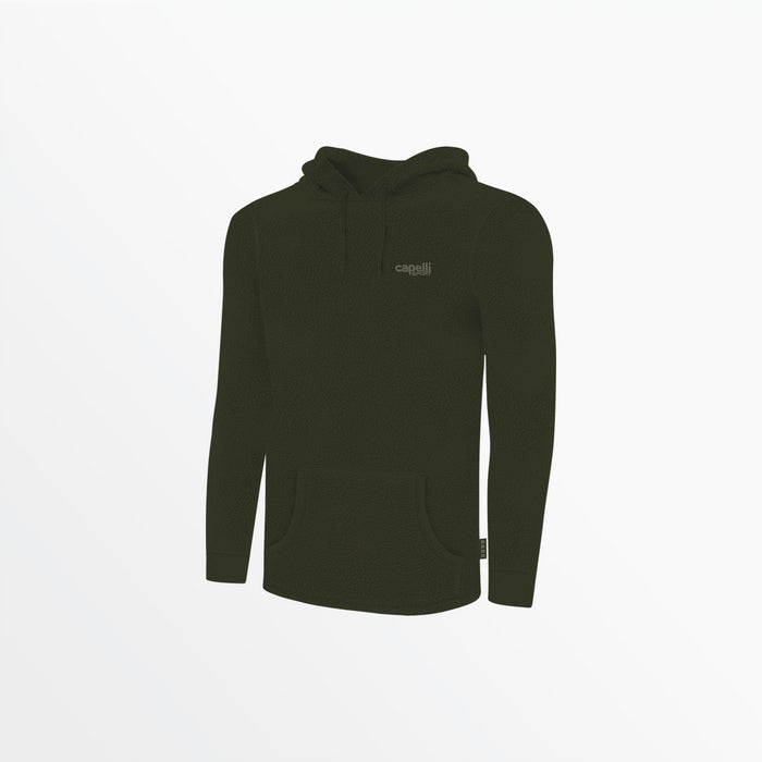 capelli MEN'S SHERPA PULLOVER HOODIE Dark Green