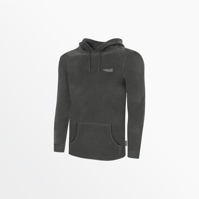 capelli MEN'S SHERPA PULLOVER HOODIE Medium Grey