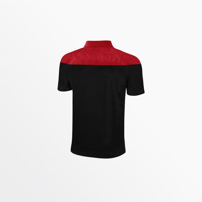 Capelli MEN'S TRIBECA POLY POLO Black Red