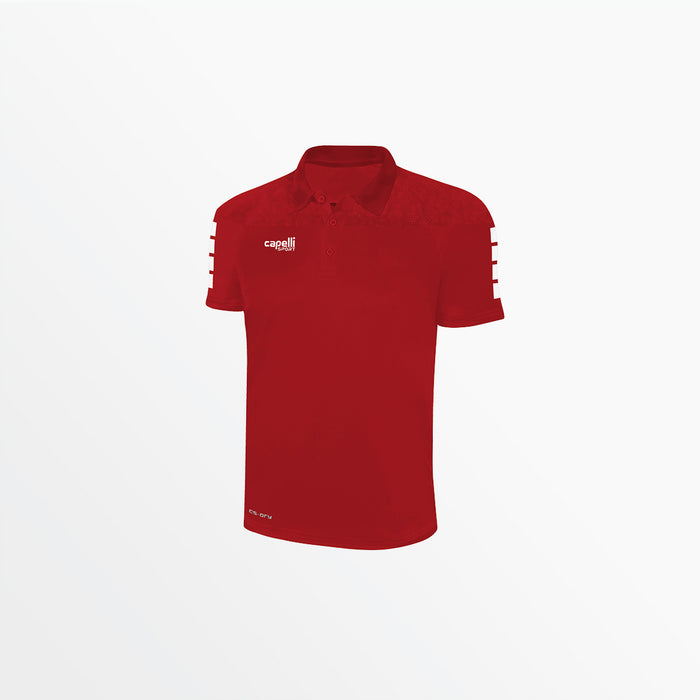 capelli MEN'S TRIBECA POLY POLO Red