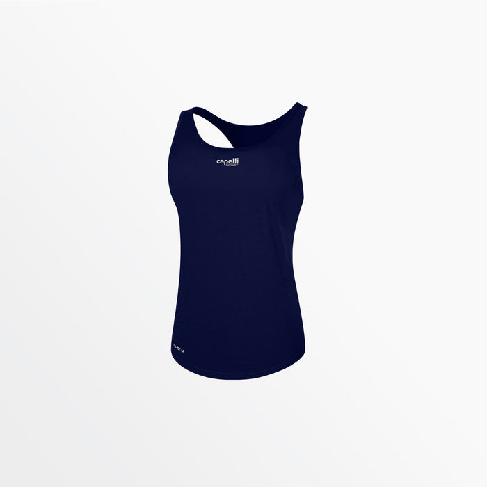 capelli WOMEN'S BASICS RACER BACK TANK Navy