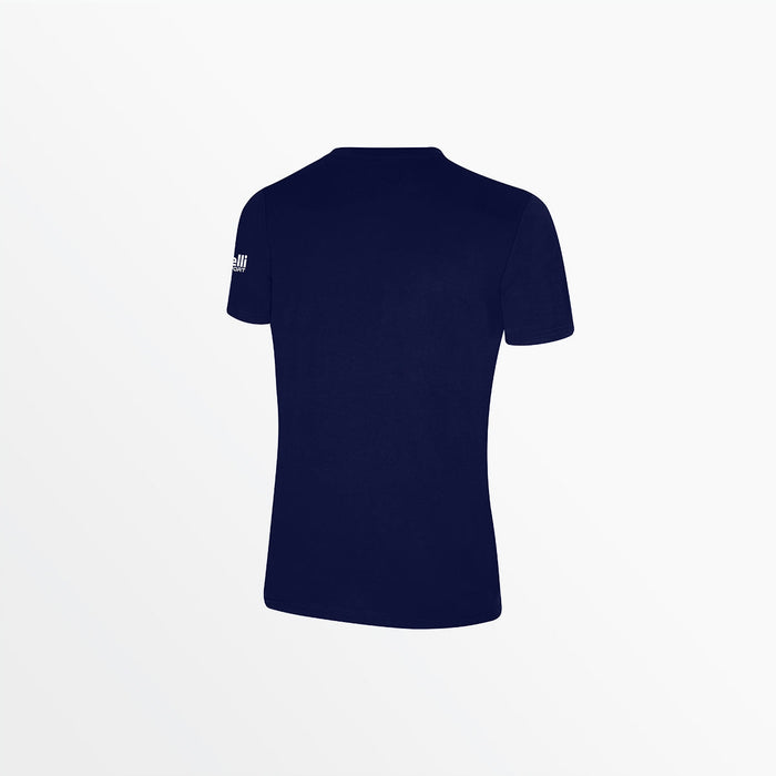 Capelli WOMEN'S BASICS TEE WITH SLEEVE LOGO Navy