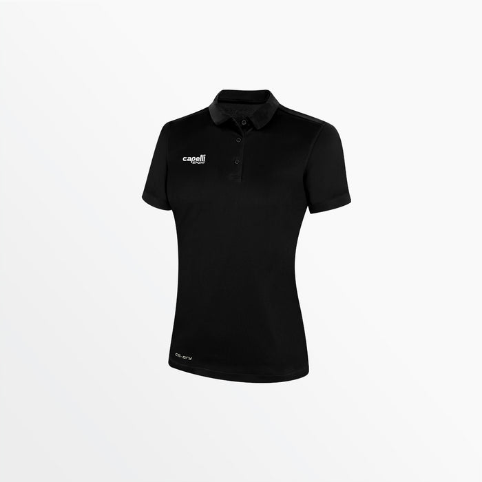 capelli WOMEN'S CLASSICS POLY POLO Black
