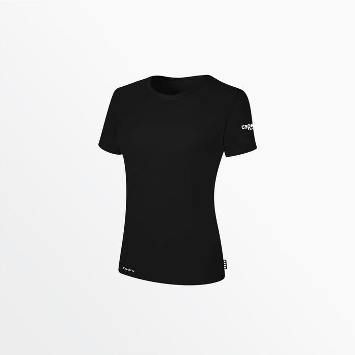 capelli WOMEN'S CS-DRY TEE WITH SLEEVE LOGO