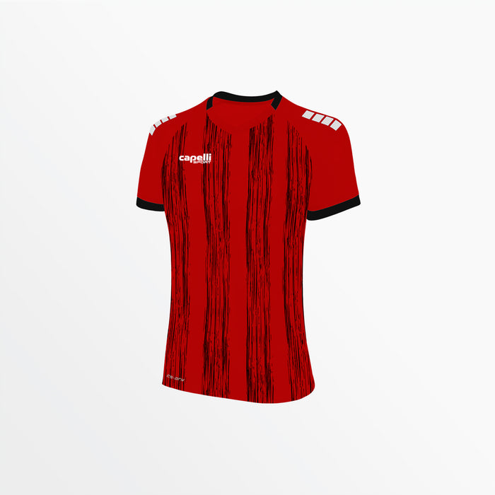 capelli WOMEN'S MADISON ⅠⅠ BRUSH STRIPE JERSEY Red