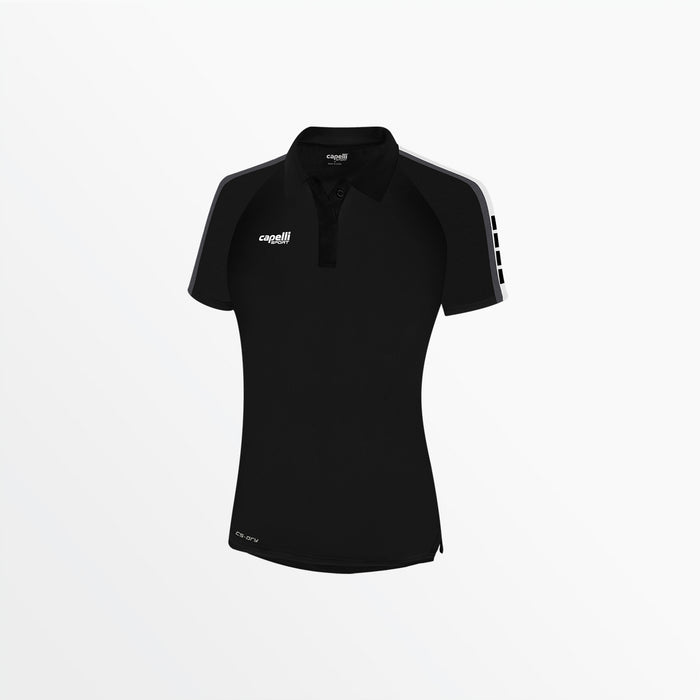 capelli WOMEN'S MADISON POLY POLO Black