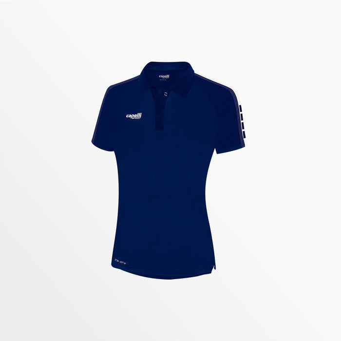 capelli WOMEN'S MADISON POLY POLO Heather Navy