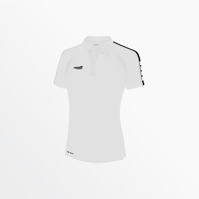 capelli WOMEN'S MADISON POLY POLO White