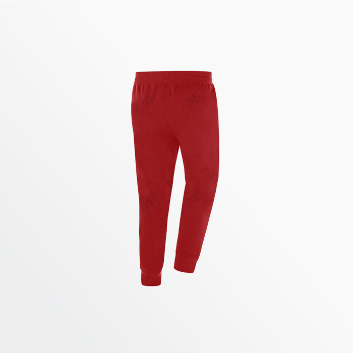 Capelli WOMEN'S MARBLE FRENCH TERRY JOGGERS Red