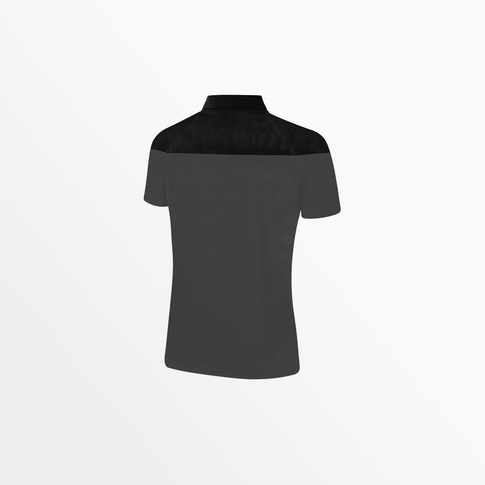 Capelli WOMEN'S TRIBECA POLY POLO Dark Grey Black