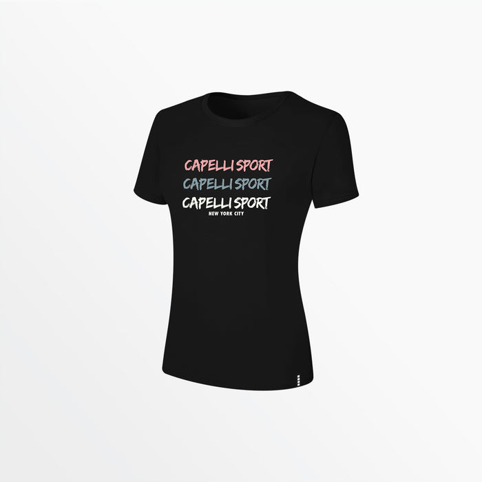 capelli WOMEN'S TRIPLE CS SKETCHTEE Black