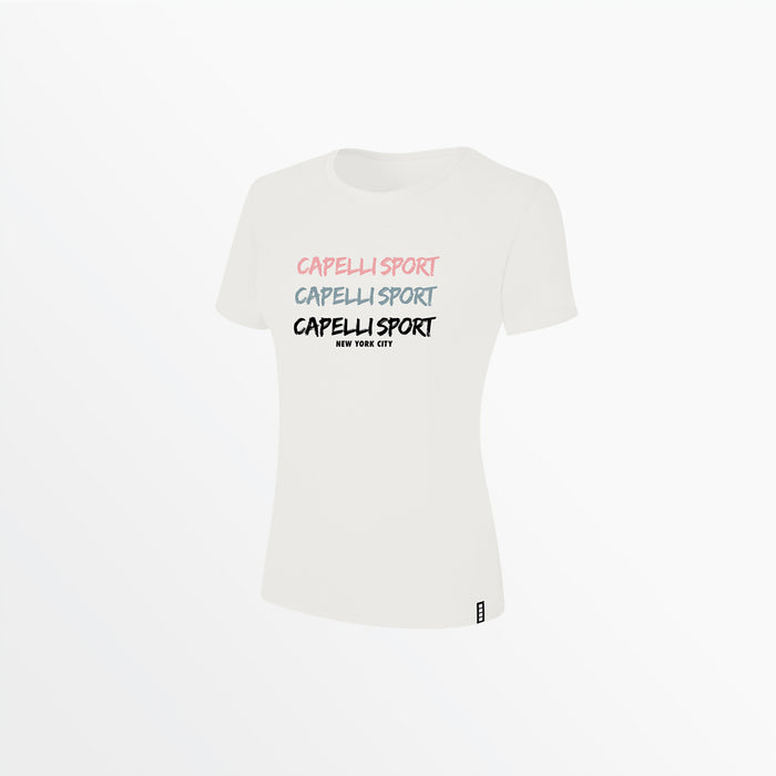 capelli WOMEN'S TRIPLE CS SKETCHTEE Off White