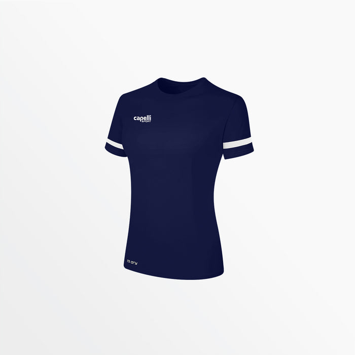 capelli WOMEN'S UPTOWN CS-DRY TEE Navy