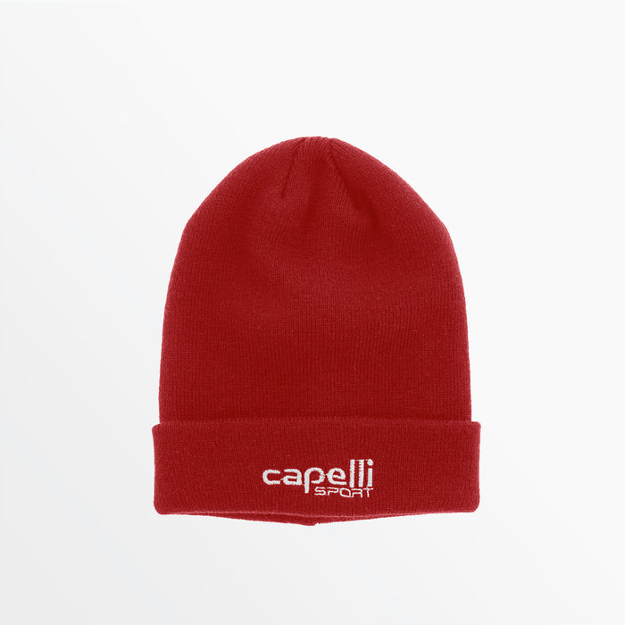capelli YOUTH BRANDED CUFF BEANIE Red