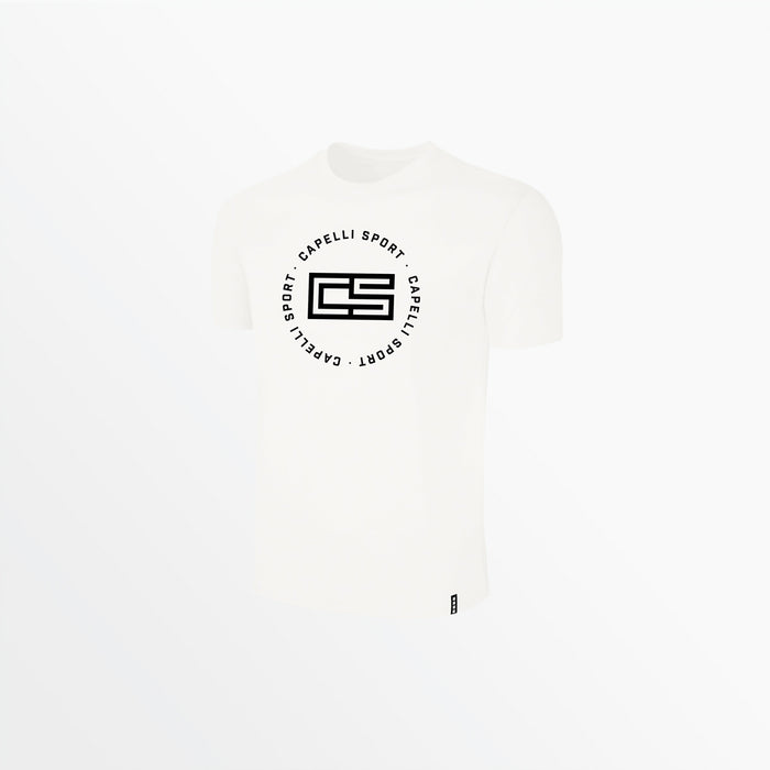 capelli YOUTH CIRCLE MONOGRAM TEE White