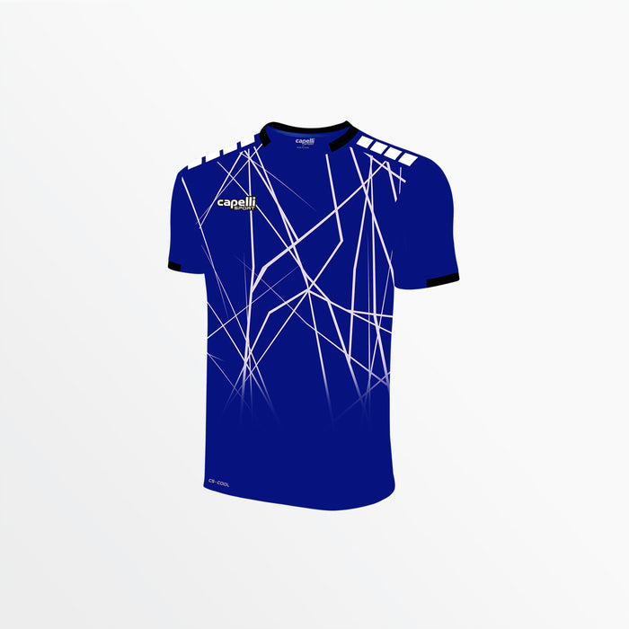 capelli YOUTH CS ⅠⅠⅠ GEO NET JERSEY Royal Blue