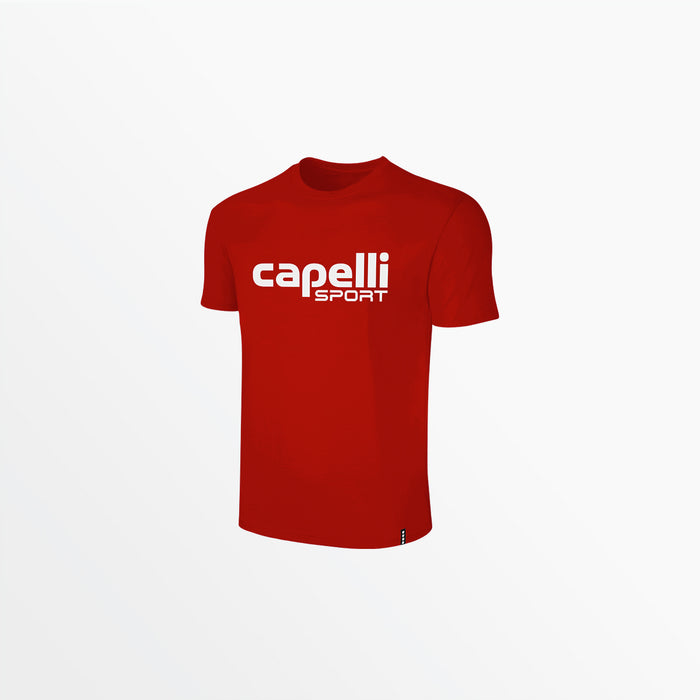 capelli YOUTH LOGO CREW NECK TEE Red