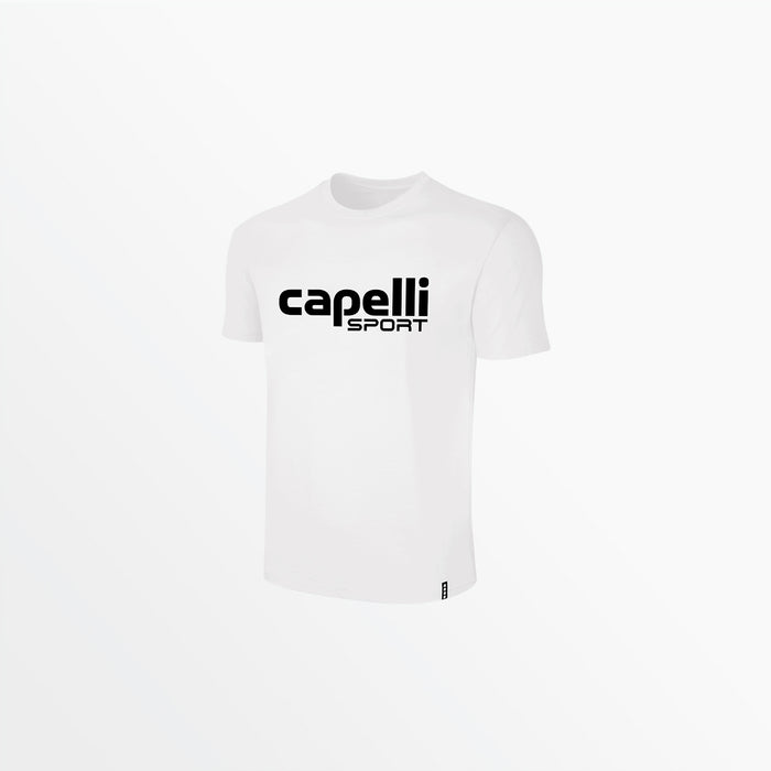 capelli YOUTH LOGO CREW NECK TEE White