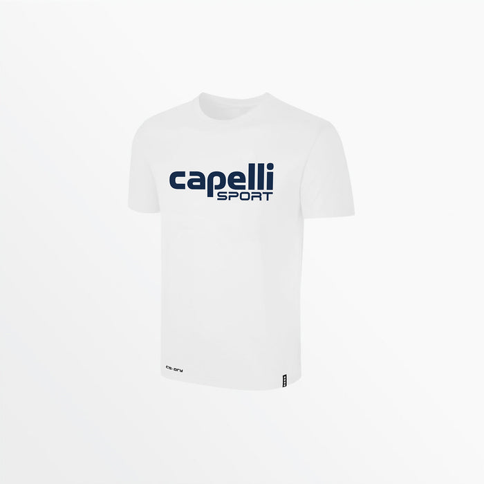 capelli YOUTH LOGO CS-DRY TEE White Navy