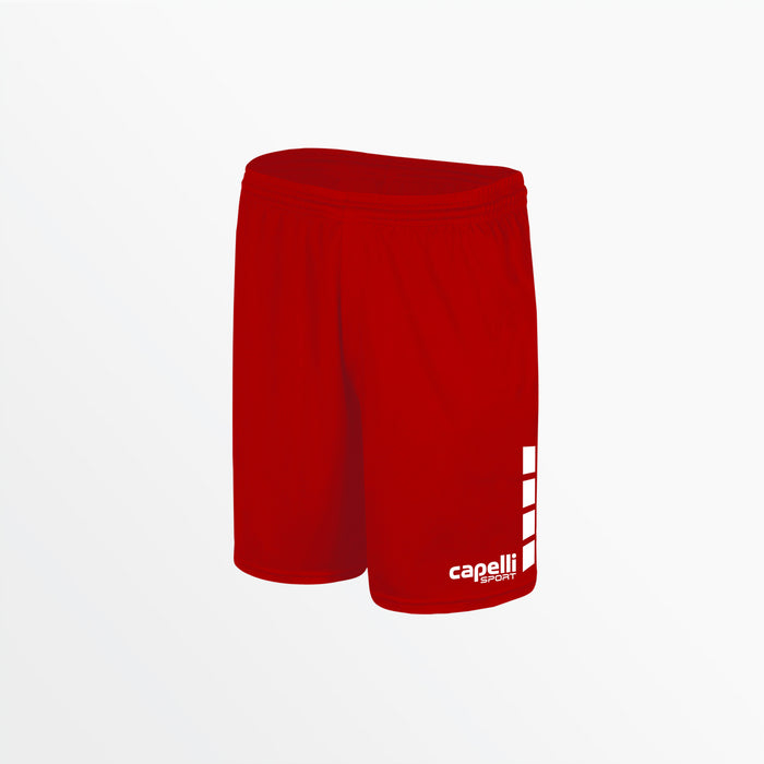 capelli YOUTH TEAM MATCH SHORTS WITH 4 CUBES Red