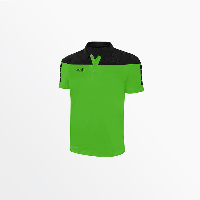 capelli YOUTH TRIBECA POLY POLO Power Green Black