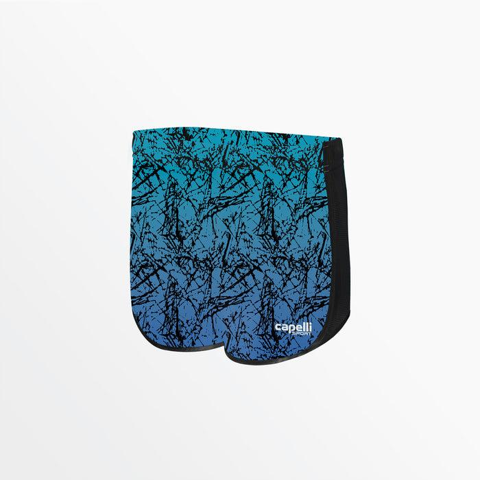 capelli GIRL'S DISTRESSED OMBRE RUNNING SHORTS Turquoise