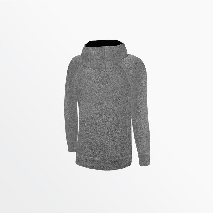 Capelli GIRL'S ESSENTIAL HEATHER ZIP UP HOODIE Dark Heather Grey