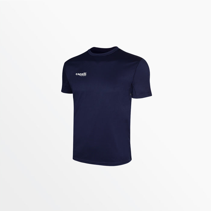 capelli MEN'S BASICS I SHORT SLEEVE TRAINING TOP Navy
